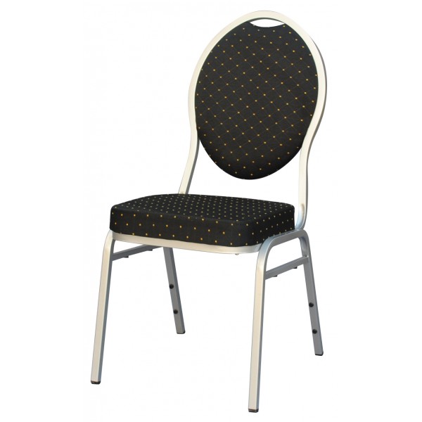 Chaise banquet confort noire